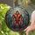 Muscular Bigfoot Sasquatch Stained Glass Forest - Nature Creature Home Decor Gift Stained Glass Suncatcher - 2