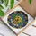 Golden Labrador Retriever Buddy Stained Glass Mosaic Smiling Dog Art Red Collar Stained Glass Suncatcher - 3