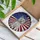 Cheerful Westie Dog American Flag Stained Glass - Patriotic Tiffany Art Gift for Pet Lovers Stained Glass Suncatcher - 3