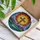Rugged Wooden Cross Stained Glass Sunburst Landscape - Tiffany Style Jewel Tones Stained Glass Suncatcher - 3