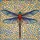 Tiffany Stained Glass Dragonfly Jewel Tones - Vibrant Mosaic Art Window Decor Gift Stained Glass Suncatcher - 5
