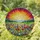 Tiffany Style Stained Glass Wildflower Meadow Landscape Radiant Sun Hills Sunset Sky Stained Glass Suncatcher - 1