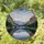 Mountain Lake Scene Jagged Rocks Coniferous Trees Rocky Shoreline - Tiffany Glass Jewel Tones Stained Glass Suncatcher - 1