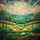 White Sheep Grazing Rolling Hills Tiffany Stained Glass - Vibrant Sky Jewel Tones Stained Glass Suncatcher - 5