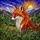 Red Fox Stained Glass Tiffany Style Mountain Forest Evergreens Stained Glass Suncatcher - 5