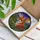 Red Fox Stained Glass Tiffany Style Mountain Forest Evergreens Stained Glass Suncatcher - 3