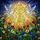 Radiant Golden Cross White Doves Floral Garden Celestial Jewel Tone Translucent Mosaic Stained Glass Suncatcher - 5