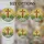 Easter Cross Lilies Eggs Stained Glass - Golden Sun Rays Christian Holiday Gift Stained Glass Suncatcher - 4