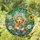Golden Retriever Puppy Bunny Ears Easter Egg Mosaic Stained Glass Wildflowers Spring Gift Stained Glass Suncatcher - 1