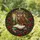 Detailed Wise Owl Stained Glass Ancient Book Lit Candle Crimson Roses Wisdom Art Stained Glass Suncatcher - 1