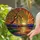 Stained Glass Willow Tree Sunset & Water Reflection - Tiffany Jewel Tone Art Gift Stained Glass Suncatcher - 2