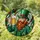 Leprechaun Stained Glass with Beer Tankard & Shamrocks - St. Patrick's Day Party Gift Stained Glass Suncatcher - 1