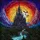 Fantasy Castle Stained Glass Sunset Sky - Mystic Forest Bat Full Moon Mountain Home Decor Stained Glass Suncatcher - 5