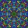 Stained Glass Diamond Tessellation Mosaic - Glowing Jewel Tone Geometric Facet Pattern Stained Glass Suncatcher - 5