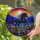 Black Horse Wildflowers Full Moon Mountain Sunset Tiffany Stained Glass Design Stained Glass Suncatcher - 2