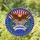 Bald Eagle American Flag 1776-2026 - USA 250th Anniversary Patriotic Laurel Wreath Stained Glass Suncatcher - 1