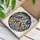 Colorful Birds Stained Glass Art - Tiffany Style Nature Scene Flowers Leaves Window Decor Gift Stained Glass Suncatcher - 3