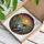 Garden Gnome Stained Glass Meadow Lake Art - Tiffany Style Sunrise Sunset Window Decor Stained Glass Suncatcher - 3