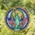 Statue of Liberty American Flag 1776 - Independence Day Patriotic Gift for Veterans Stained Glass Suncatcher - 1