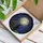 Black Cat Stained Glass Full Moon Window Sill Arched Frame Night Sky - Cat Lover Gift Stained Glass Suncatcher - 3
