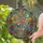 Tiffany Stained Glass Hand Palette Butterfly Rose Moon Stars Jewel Tones - Gift for Artists Stained Glass Suncatcher - 2