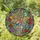 Tiffany Stained Glass Hand Palette Butterfly Rose Moon Stars Jewel Tones - Gift for Artists Stained Glass Suncatcher - 1