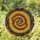 Abstract Geometric Spiral Mosaic - Tiffany Style Jewel Tone Vortex Full Frame Art Stained Glass Suncatcher - 1