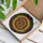Abstract Geometric Spiral Mosaic - Tiffany Style Jewel Tone Vortex Full Frame Art Stained Glass Suncatcher - 3