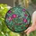 Intricate Edge-to-Edge Stained Glass Wildflower Mosaic - Tiffany Style Translucent Jewel Tones Stained Glass Suncatcher - 2