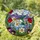 Hummingbird Daffodil Stained Glass Art - Tiffany Style Floral Mountain River Jewel Tones Stained Glass Suncatcher - 1