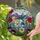 Hummingbird Daffodil Stained Glass Art - Tiffany Style Floral Mountain River Jewel Tones Stained Glass Suncatcher - 2