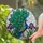 Majestic Peacock Tiffany Stained Glass Style with Iridescent Tail & Purple Yellow Irises Stained Glass Suncatcher - 2