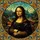 Mona Lisa Black Cat Stained Glass Mosaic Art - Tiffany Inspired Jewel Tone Home Decor Stained Glass Suncatcher - 5