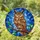 Long-Eared Owl Stained Glass Art on Gnarled Branch - Intricate Geometric Mosaic Sky Stained Glass Suncatcher - 1