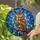 Long-Eared Owl Stained Glass Art on Gnarled Branch - Intricate Geometric Mosaic Sky Stained Glass Suncatcher - 2