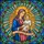 Virgin Mary Baby Jesus Stained Glass Christian Art, Golden Halos, Sunburst Mosaic Stained Glass Suncatcher - 5