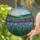 Lavender Flower Field Stained Glass Sun & Mosaic Hills Tiffany Style Window Display Stained Glass Suncatcher - 2