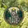 Majestic Grey Wolf Pups Forest Celtic Knot Tiffany Stained Glass Look Home Decor Stained Glass Suncatcher - 1