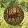 Shaggy Wild Boar Forest Art - Dappled Sunlight Tiffany Stained Glass Undergrowth Stained Glass Suncatcher - 1
