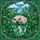 Siamese Cat Sleeping Curled Ivy Vines - Tiffany Glass Blue Sky Lush Green Garden Decor Stained Glass Suncatcher - 5