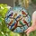 Tiffany Stained Glass Songbirds Mosaic Branches Blossoms - Luminous Window Decor Stained Glass Suncatcher - 2