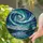 Swirling Aurora Borealis Night Sky Over Snowy Mountains Lake Pine Tree - Tiffany Glass Style Stained Glass Suncatcher - 2