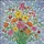 Intricate Wildflower Stained Glass Mosaic - Tiffany Style Jewel Tone Floral Window Art Stained Glass Suncatcher - 5