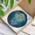 Ethereal Woman Floating Deep Sea Stained Glass Art Vintage Lantern Ocean Mystery Stained Glass Suncatcher - 3