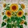 Stained Glass Sunflowers Mosaic Tiffany Art - Intricate Jewel Tones Nature Decor Stained Glass Suncatcher - 5