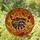 Stained Glass Raccoon Autumn Leaves Fall Foliage Tiffany Style Window Hanging Stained Glass Suncatcher - 1