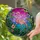 Flamingo Tropical Foliage Mosaic Sky Stained Glass Art - Jewel Tone Intricate Patterns Stained Glass Suncatcher - 2