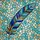 Glowing Jewel Tone Feather Tiffany Stained Glass Mosaic Art - Intricate Organic Pattern Stained Glass Suncatcher - 5