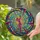 Female Golfer Silhouette Tiffany Stained Glass Mosaic Jewel Tones Golf Lover Gift Stained Glass Suncatcher - 2