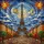 Eiffel Tower Paris City Avenue Tiffany Style Stained Glass Mosaic Sun-Moon Sky Decor Stained Glass Suncatcher - 5